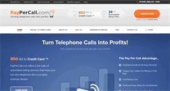 Desktop Screenshot of paypercall.com