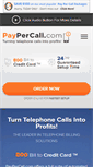 Mobile Screenshot of paypercall.com
